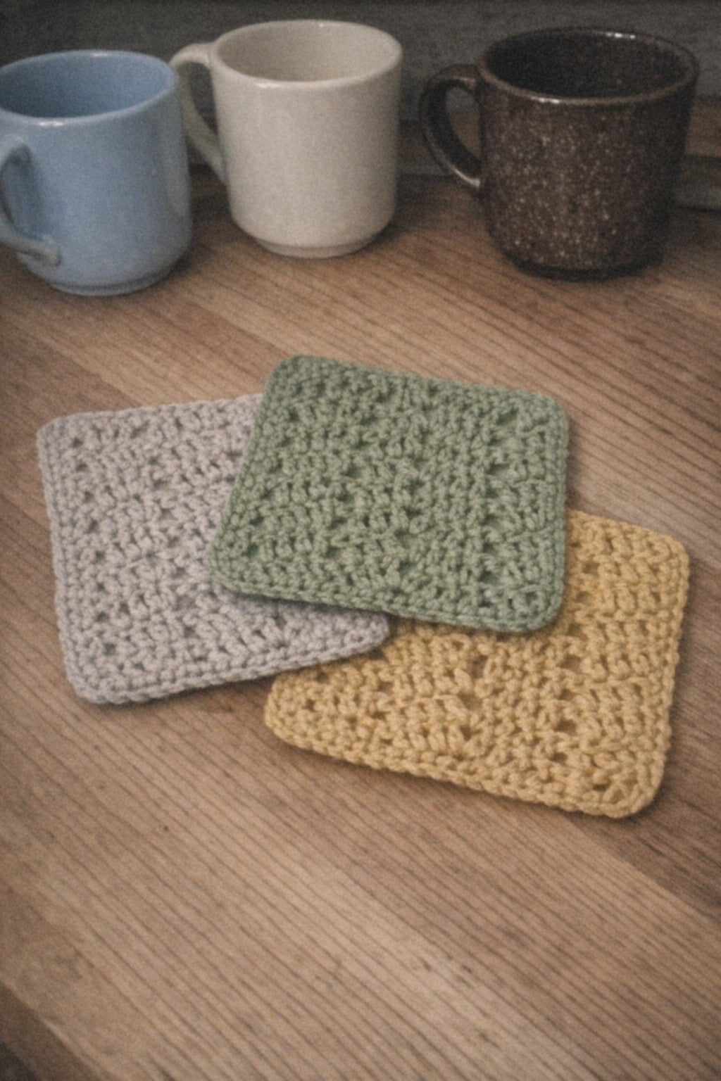 Peek-A-Boo Chevron Dishcloth