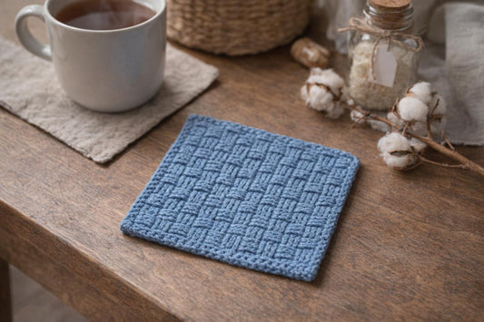 Beginner‑Friendly Basket Weave Dishcloth: The Perfect First Knitting Project