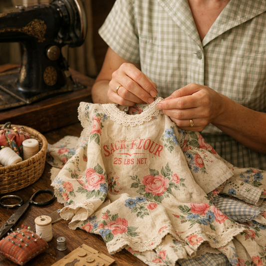 The Beautiful History of Flour Sack Fashion