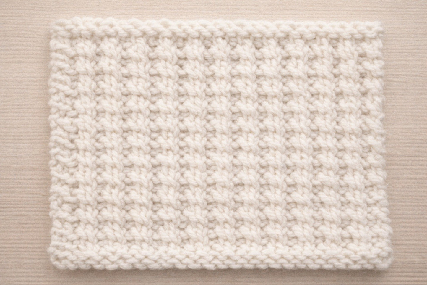 The Wall Dishcloth - A softly textured, architectural dishcloth inspired by simple, grounding stitches