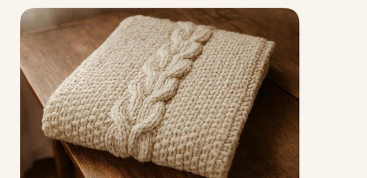 Chunky Cable Knit Blanket Pattern