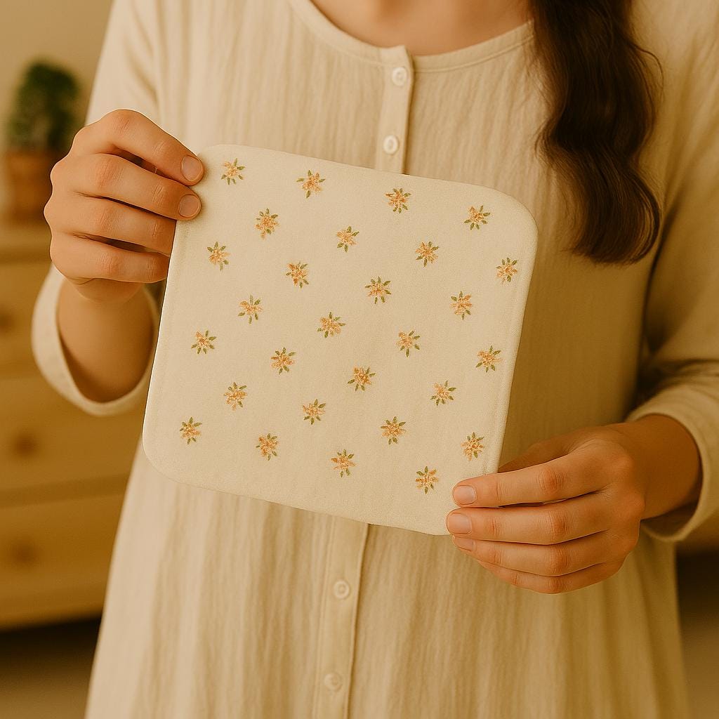 Reusable Baby Washcloth Sewing Pattern — Cozy, Thick & Gentle