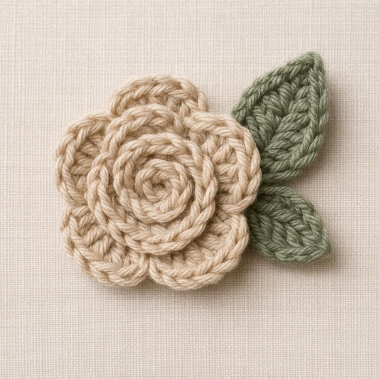 Crocheted Rose Pattern