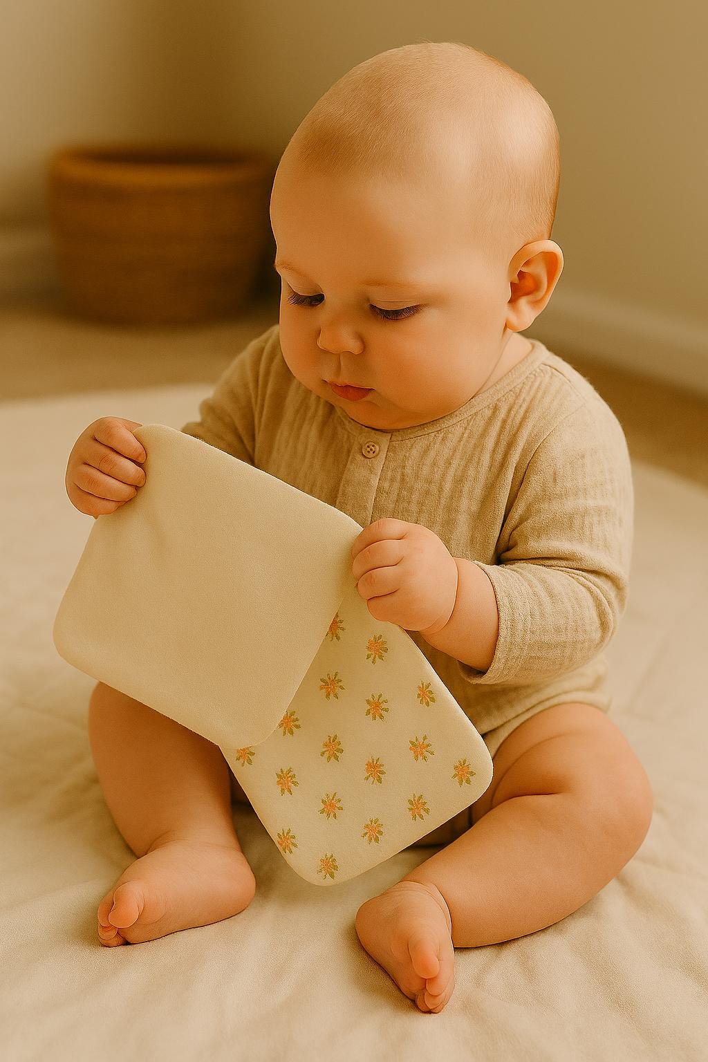 Reusable Baby Washcloth Sewing Pattern — Cozy, Thick & Gentle