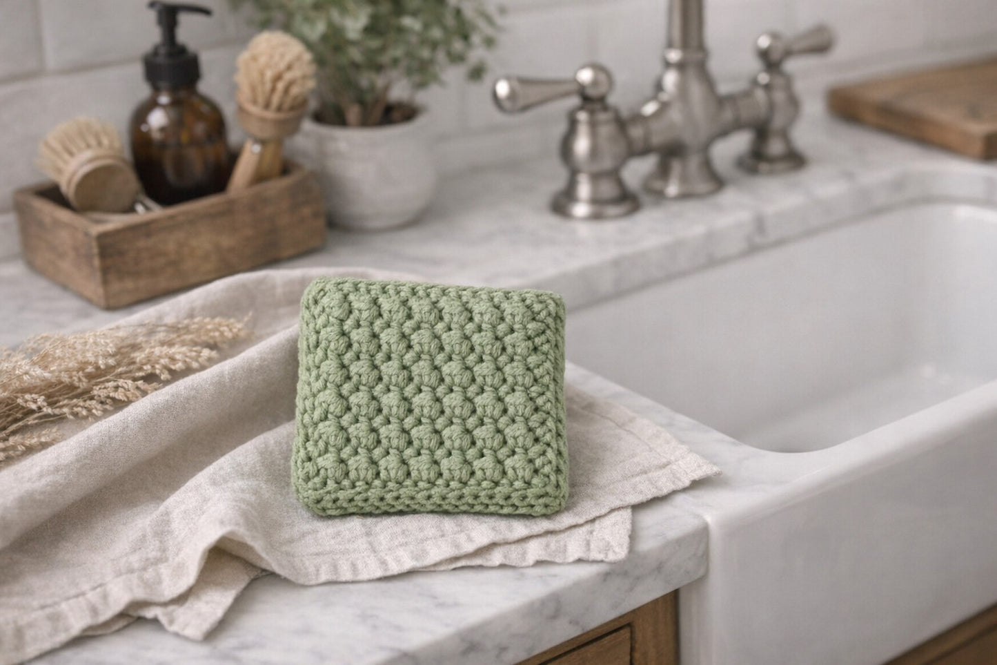 Easy Dish Scrubber