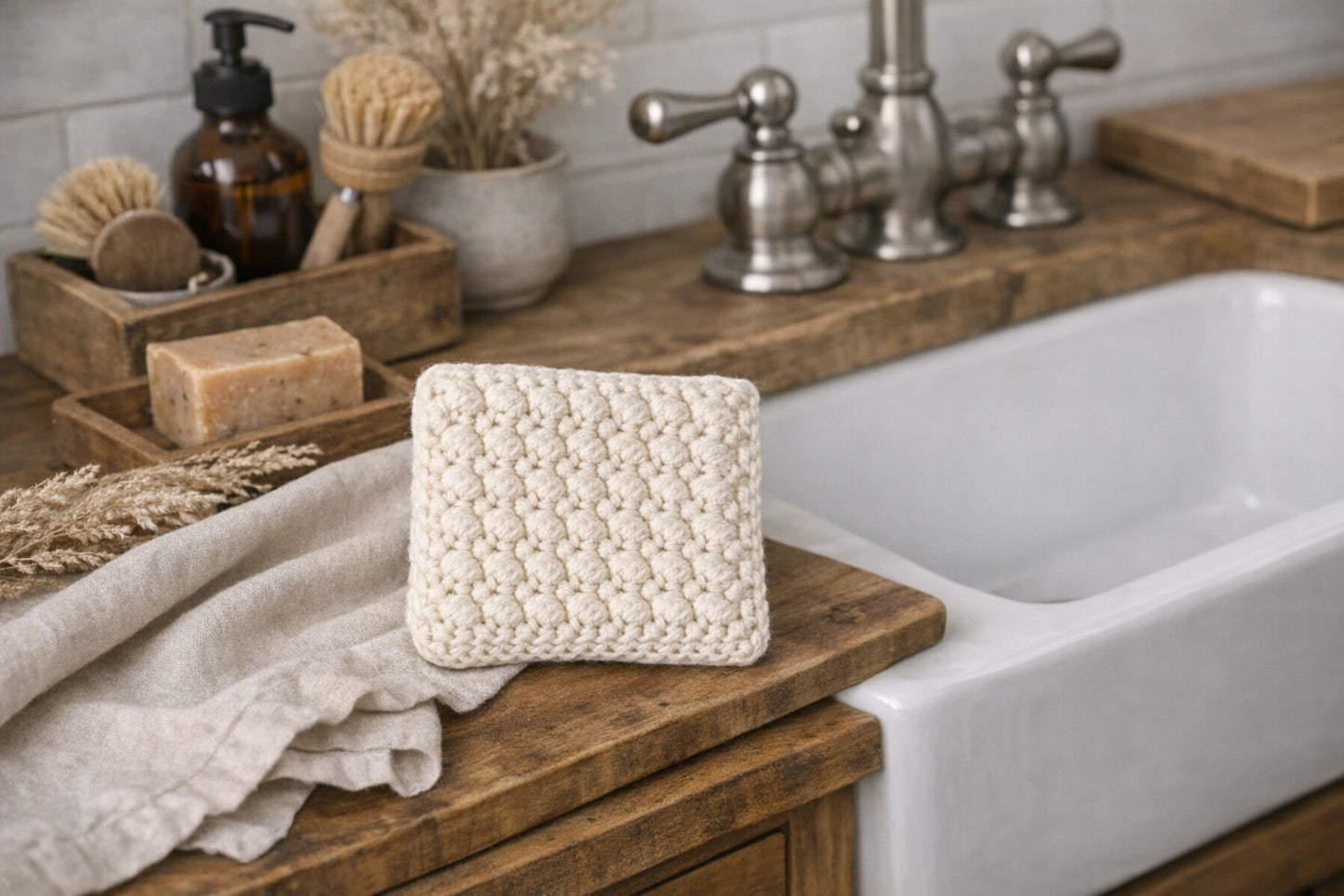 Easy Dish Scrubber